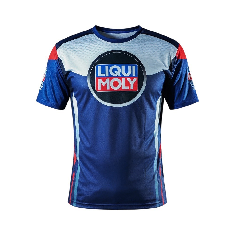 (ของแถม ห้ามสั่งซื้อ)LIQUI MOLY T-SHIRT เสื้อยืดคอกลมเยอรมัน  (โลโก้หน้า) ขนาดฟรีไซส์ 2025 ( 1 ตัว )