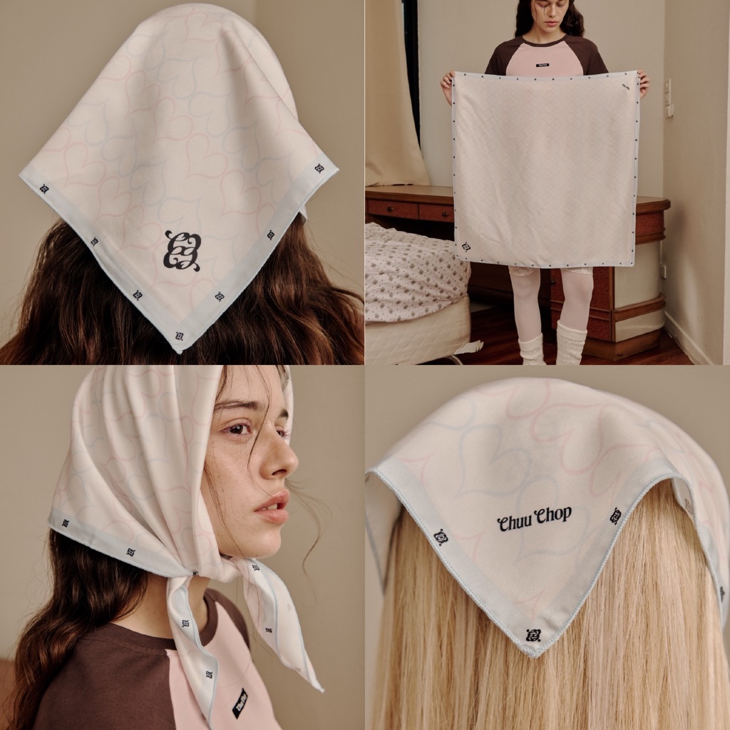 chuuchop(C8413)Babe Bandana ผ้าพันคอ ผ้าโพกหัว