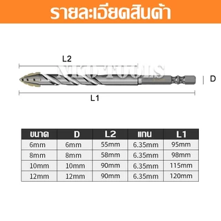 JC05 ชุดดอกสว่านคาร์ไบด์ 5ชิ้น 4แฉก ขนาด 6-6-8-10-12mm ทำจากคาร์ไบด์ YG6X แข็งแรง ทนนาน