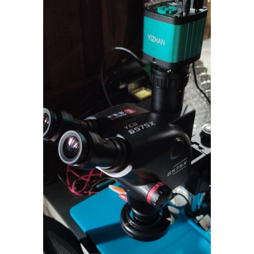 กล้องจุลทรรศน์ ycs6575x + เลนส์ 0.7x (มือสอง)
