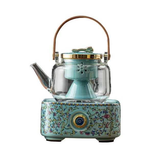 เตาไฟฟ้าเซรามิก +หม้อต้ม Electric Ceramic Stove เตาชาชุดชงชา ชุดชงชาครัวเรือน