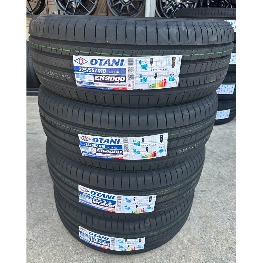 🚓🚗โอตานิ 225/55/18 ek3000 ยางใหม่ปี25