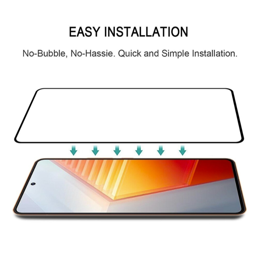 ฟิล์มกระจก Oppo Find X9 , Find X9 Pro แบบใสเต็มจอมีขอบดำบาง สแกนนิ้วได้ 100% ใส่เคสได้ไม่ดัน - รูปที่ 4