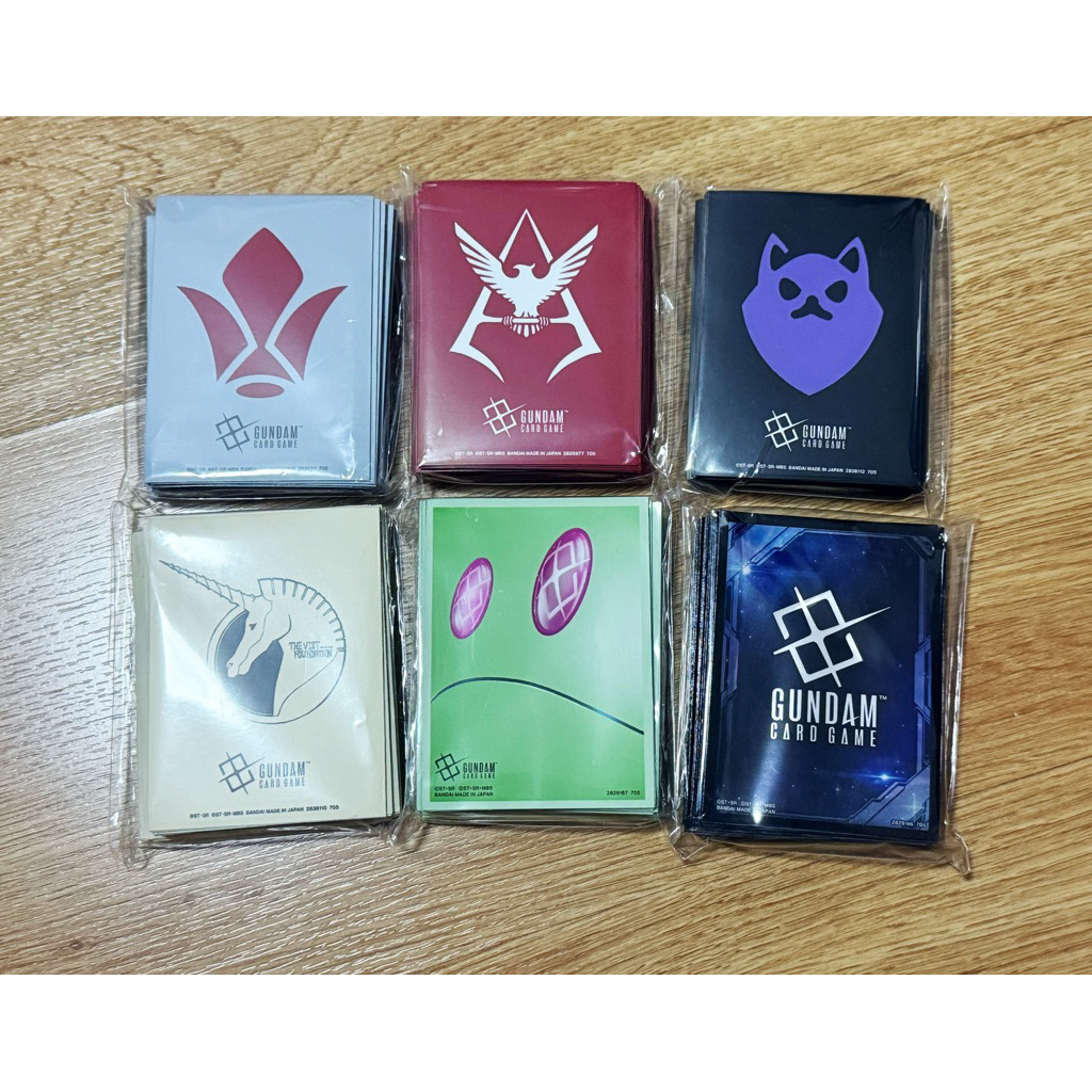 มือ1 พร้อมส่ง Gundam Card Game Bandai Official Matte Sleeves EX Official Card Sleeves EX [EVX03] BAN