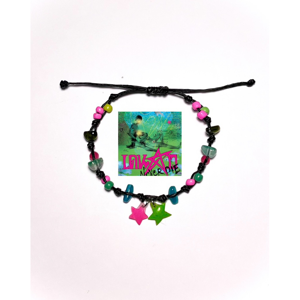 กำไลเชือกเทียน จากปกนิยายเดนดาวNever Die (นักเขียน:จิตจงกล)