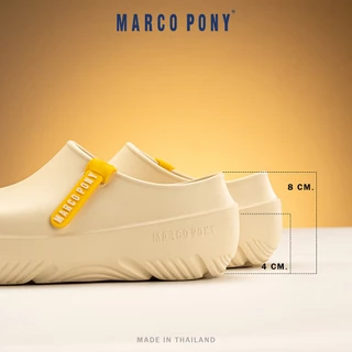 Marco Pony รองเท้าแตะ รองเท้าแตะผู้หญิงกันลื่น พื้นหนา 3.5 ซม กันน้ำ นุ่มใส่สบาย MH9027