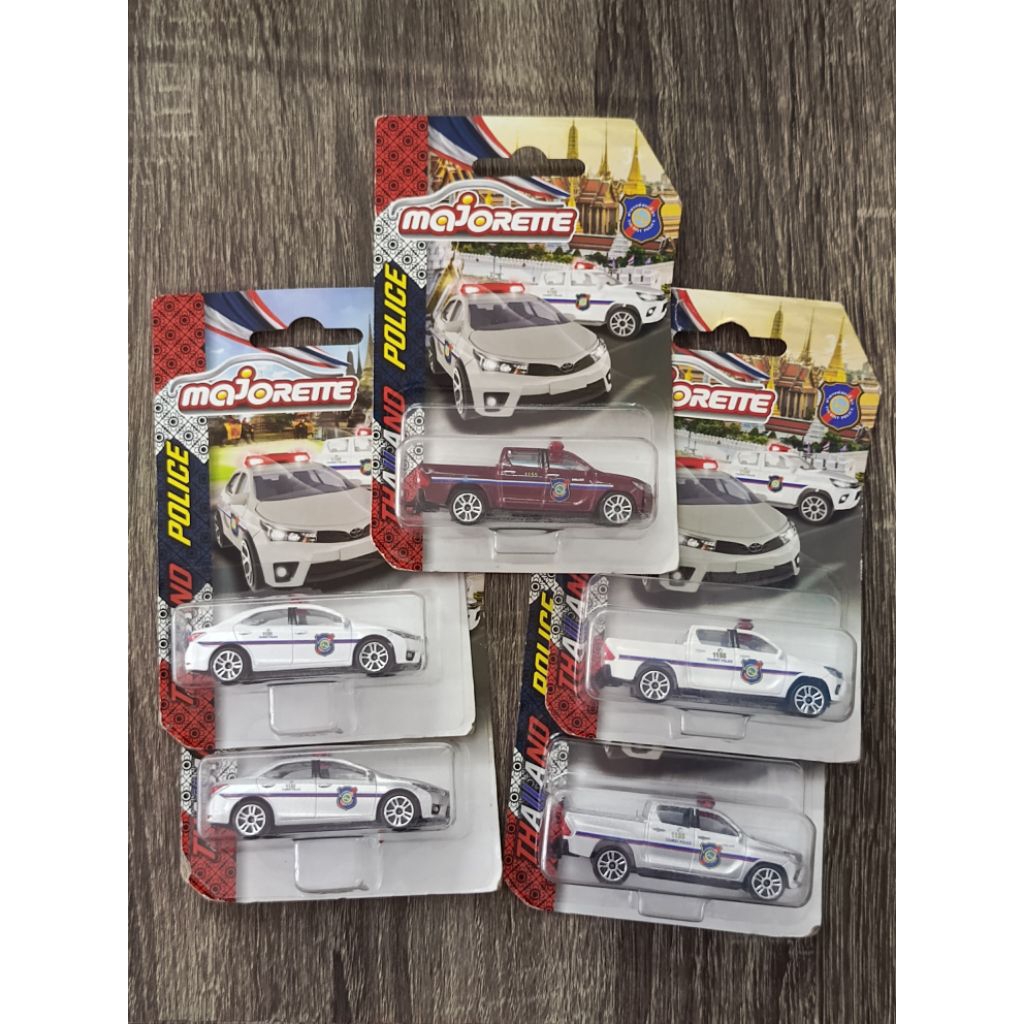 Majorette โมเดลรถเหล็ก ชุดตำรวจท่องเที่ยว ตร.ไทย