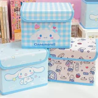 พร้อมส่ง กล่องใส่ของ กล่องพับ Sanrio มีฝาปิด