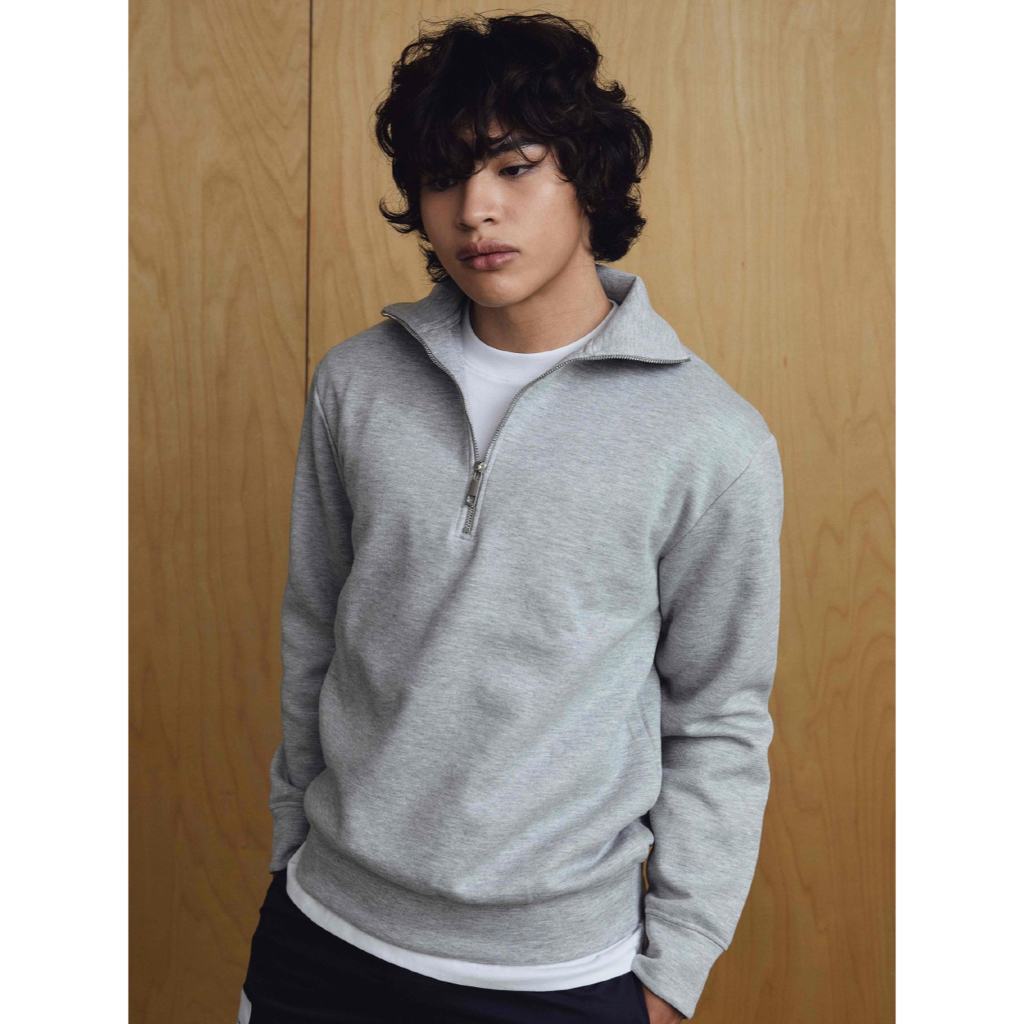 Pmith - Reid Sweatzip Grey