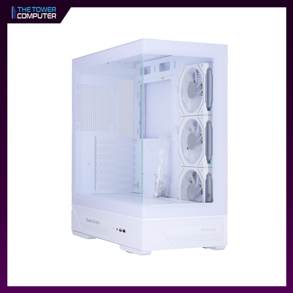 เคสคอมพิวเตอร์ HUNTKEY GX760A WHITE