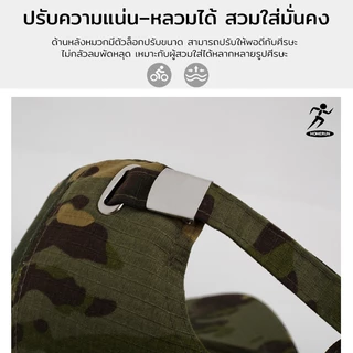 หมวกแก๊ปทรงทหาร ลายพราง Tactical สุดคูล สวมใส่สบาย ไม่ร้อน ลายพรางเข้ม ปีกโค้งสวย บังแดดได้ดี 05C15T