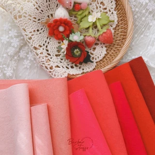 🇹🇭🚀💥ผ้าสักหลาด 1mm. (เลือกสีได้) Felt Fabric ทำงานประดิษฐ์ DIY ทำตุ๊กตา ทำสื่อการสอน 2