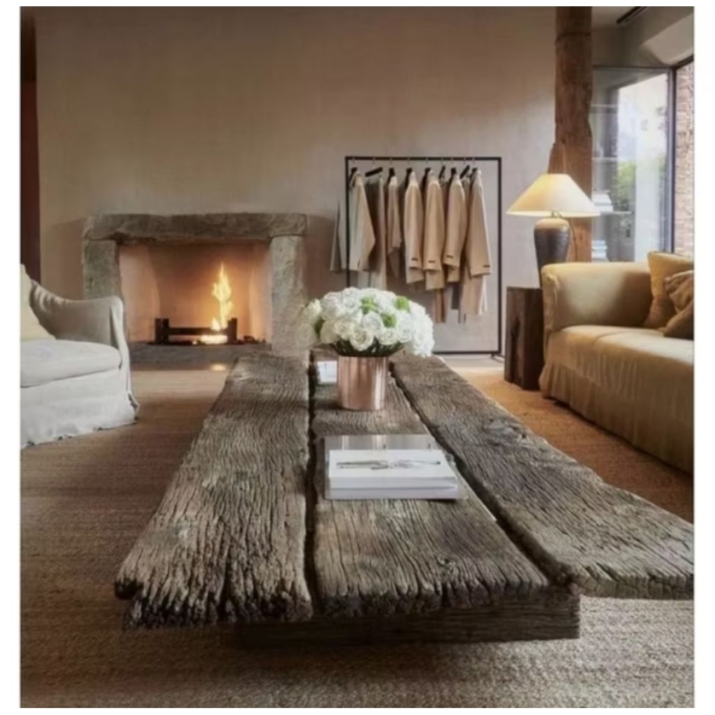 Retro style driffwood table (100*200cm.)