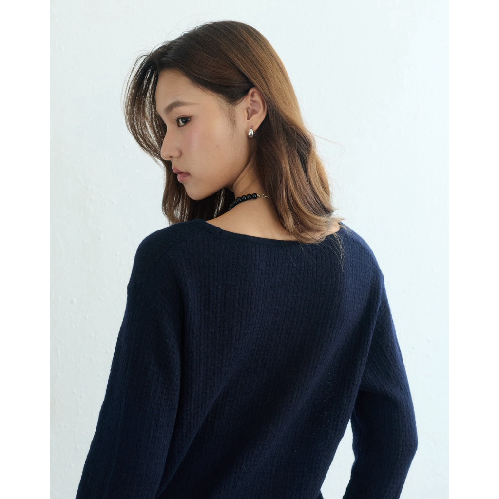 SOMETHING ABOUT US – VNECK CARDIGAN ราคา ถูกที่สุด ดีลบีเคเค แกลเลอรีภาพที่ 4