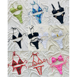 บิกินี่ งานพรีเมี่ยม แต่งอะไหล่ สวยจึ้ง✨ พร้อมส่งในไทย