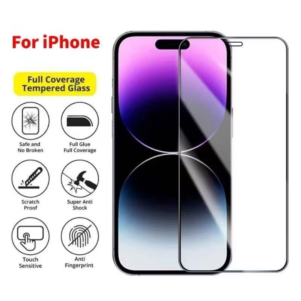 🔥ส่งจากไทย🔥ฟิล์มกระจก สำหรับiPhone 16 15 14 13 12 11 Pro Max i7 i8 se2 se3 7plus 8plus 6+ 6plus X XR