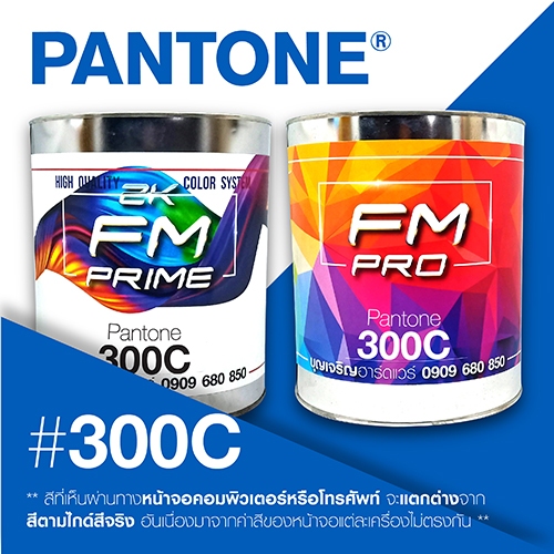 (ราคาต่อลิตร) สี PANTONE 300 C / PMS 300 C