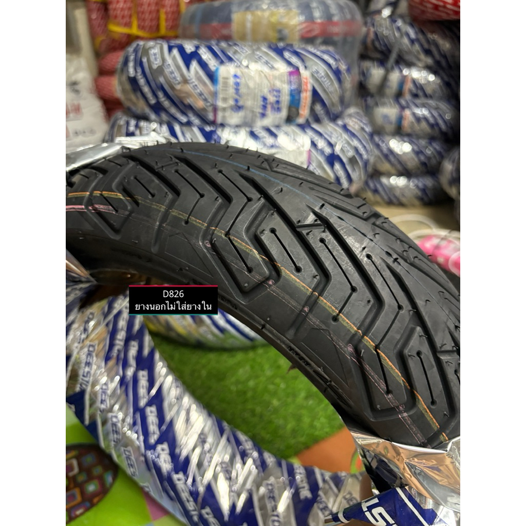 ยางนอกดิสโตน(D826) ขอบ10,12,13*D826 GRIPX Deestone สำหรับรถที่ไม่ใส่ยางใน ให้ความมั่นใจและปลอดภัยในก