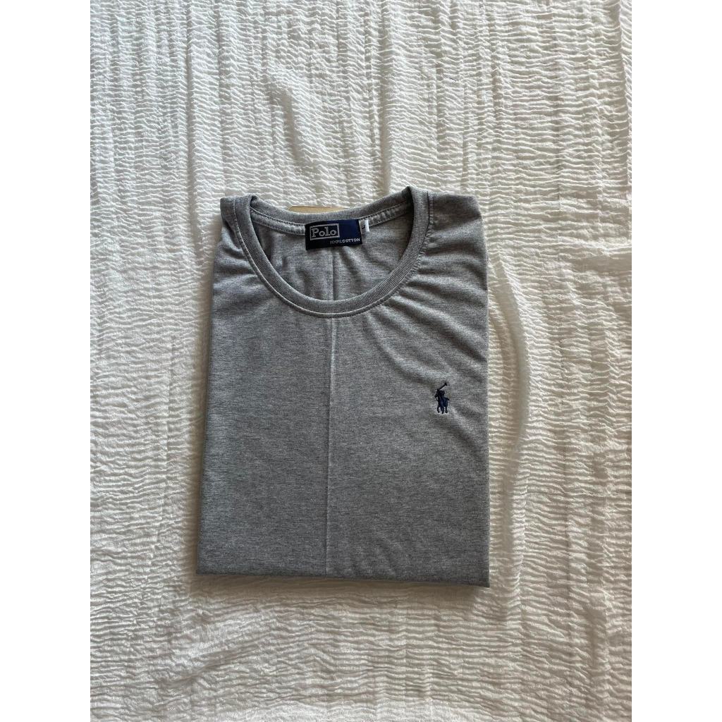 เสื้อยืดคอกลม แขนสั้น ปักม้าเล็ก  เนื้อผ้า COTTON 100% บางเบาใส่สบายตัว เสื้อผู้ชายค่ะ ราคา ถูกที่สุด ดีลบีเคเค แกลเลอรีภาพที่ 4