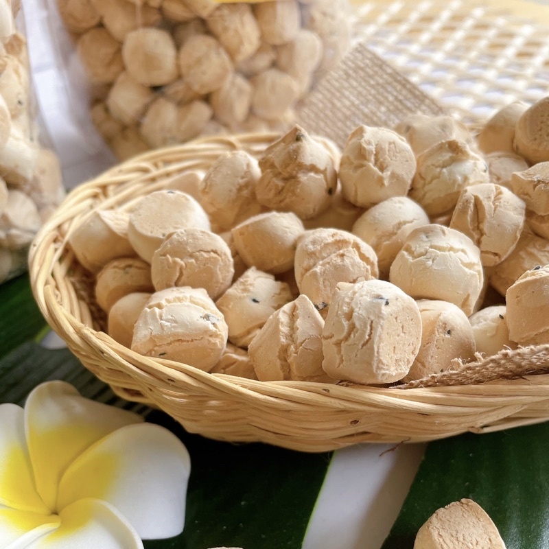 กินเพลิน✨ขนมผิงงาดำ ขนมผิงรสกะทิ 1000 กรัม ขนมผิงแม่มาลี อบควันเทียน - รูปที่ 7