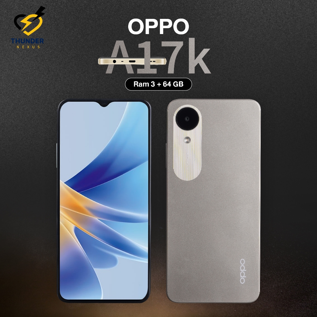 ออปโป้ เอหนึ่งเจ็ดเค (OPPO A17k) (Ram 3 + 64 GB) **สินค้ามือสอง**