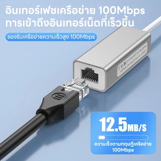 Actual USB 2.0 to Ethernet Adapter รองรับความเร็วสูงสุด 100Mbps Gigabit Lan Gigabit Network Adapter
