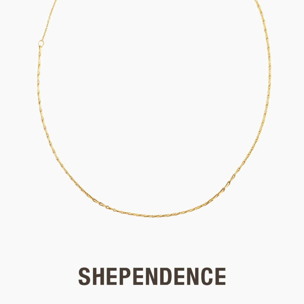 SHEPENDENCE สร้อยคอโชกเกอร์โซ่ Fine Line ดีไซน์คลาสสิก มินิมอล