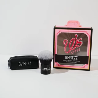 GLAMEZZ แปรงปอมปอม คาบูกิ(ของแท้) **พร้อมส่ง** ปัดแก้ม แต่งหน้าขนนุ่มฟูแน่น