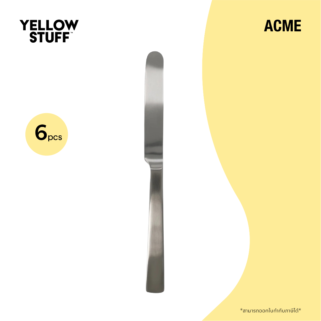 ACME -  Table knives Brushed (6 pcs)