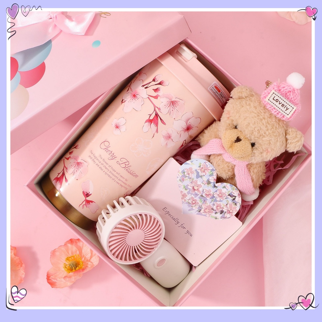 Gift Set ของขวัญ ของขวัญสำหรับผู้หญิงในวันสาว ของขวัญสำหรับแฟน เพื่อน ครู กล่องของขวัญมีค่าสูง ชุดของขวัญ และของที่ระลึก