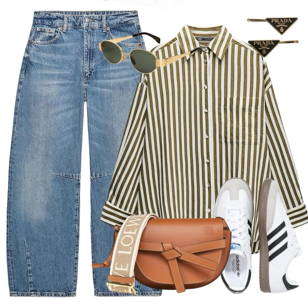 🛍️พร้อมส่งค่ะ🛍️ สาวอวบห้ามพลาดทรงBalloon Jeans กางเกงยีนส์ขายาว Vero Moda MID-RISE BAGGY BALLOON JEA