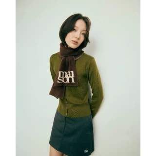 maison KEEPS | Dual Logo Knitted Scarf | ผ้าพันคอ
