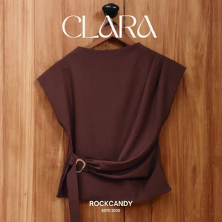 Clara top เสื้อคอปีนไหล่ล้ำ ✨🤍🫶🏻