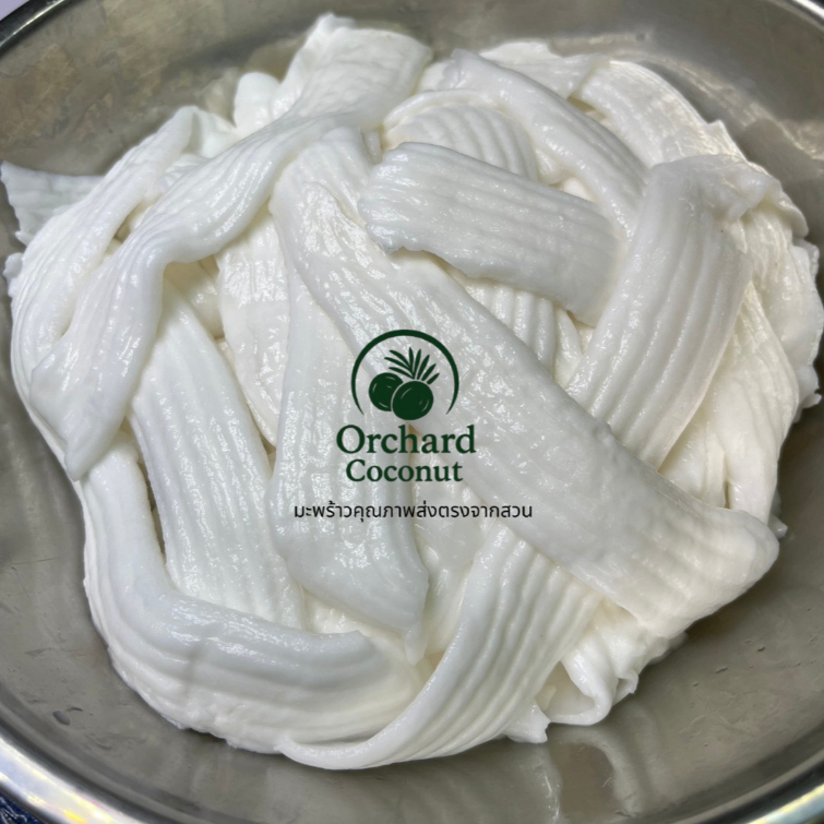 เนื้อมะพร้าวขูดริ้ว เนื้อมะพร้าวอ่อน เนื้อมะพร้าวน้ำหอม [1kg.] ถุงละ 1 กิโลกรัม เนื้อนิ่มคัดสวย สะอาด จากสวนบ้านแพ้ว