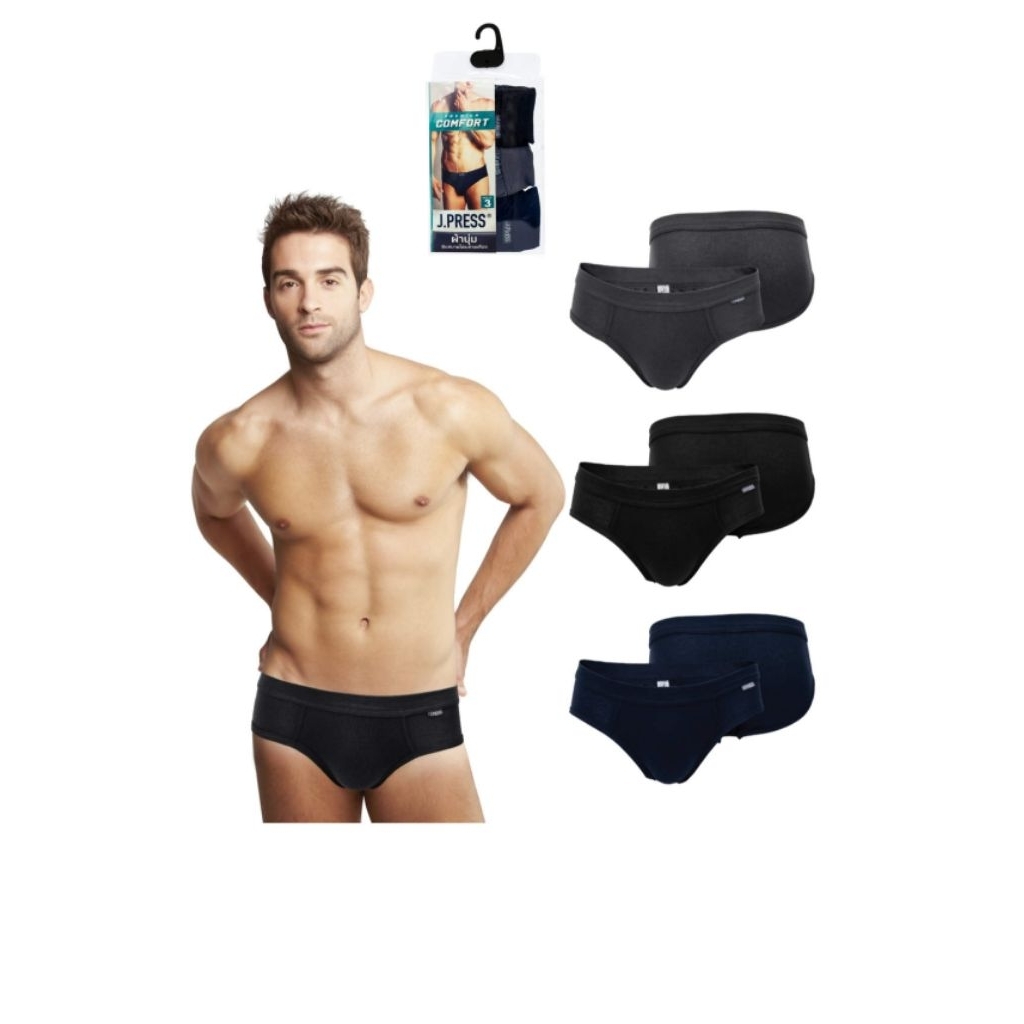กางเกงในJ.PRESS MEN UNDERWEAR PACK3 MIX COLOR SIZE M L XL