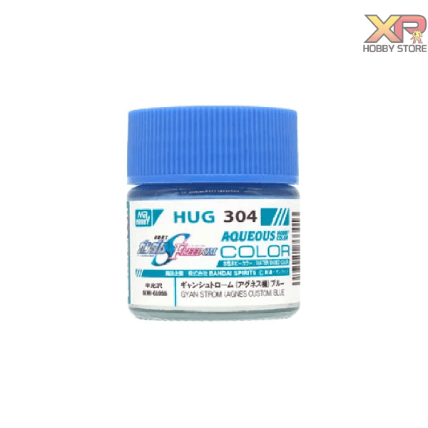 HUG304 Aqueous Hobby Color Gundam Gyan Strom Agnes Custom Blue (Semi-Gloss)