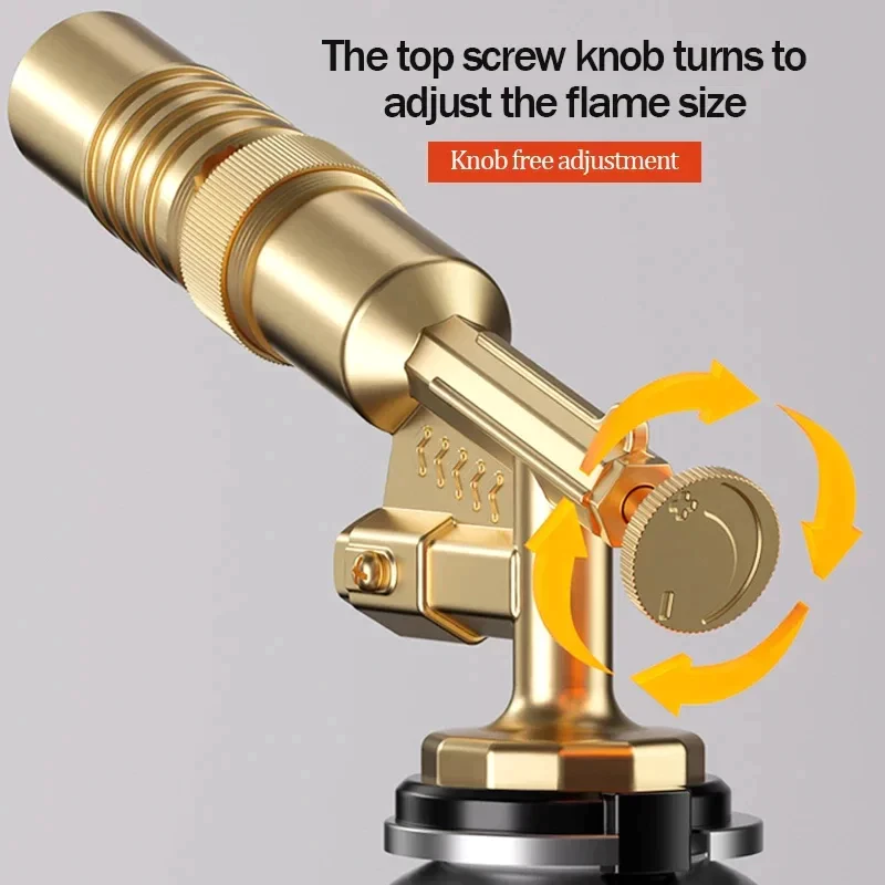 💥นำพัดลมขนาดเล็กมาเอง💥หัวพ่นไฟ หัวพ่นแก๊ส Gas Torch สำหรับแก๊สกระป๋องให้ความร้อนสูง onelfie thumbnail 8