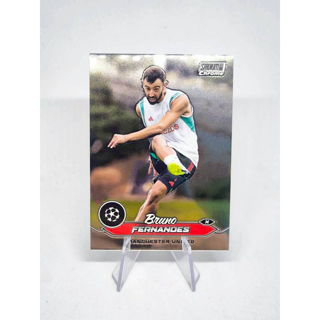 การ์ดบอล Topps Stadium Club Chrome UEFA Champions League Premier League Soccer Cards 2023-24