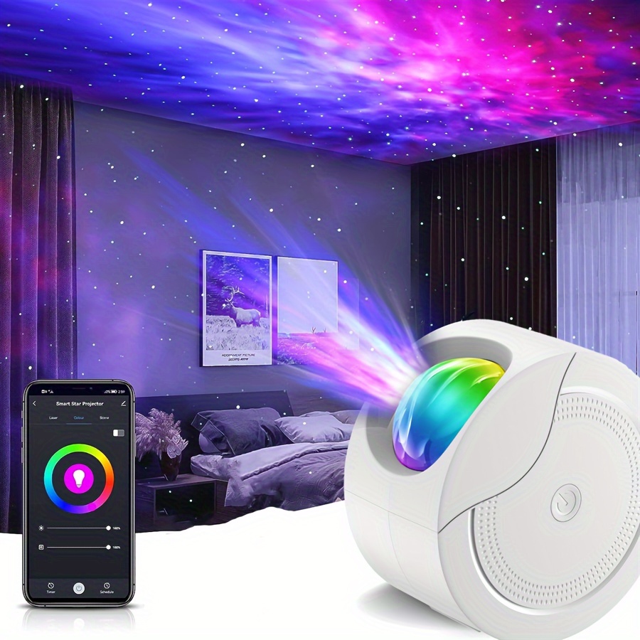 โปรเจคเตอร์ดวงดาว โคมไฟดาว ลำโพงบลูทูธ APPฟังก์ชันควบคุม ไฟดาวตก ไฟนีออน สินค้า