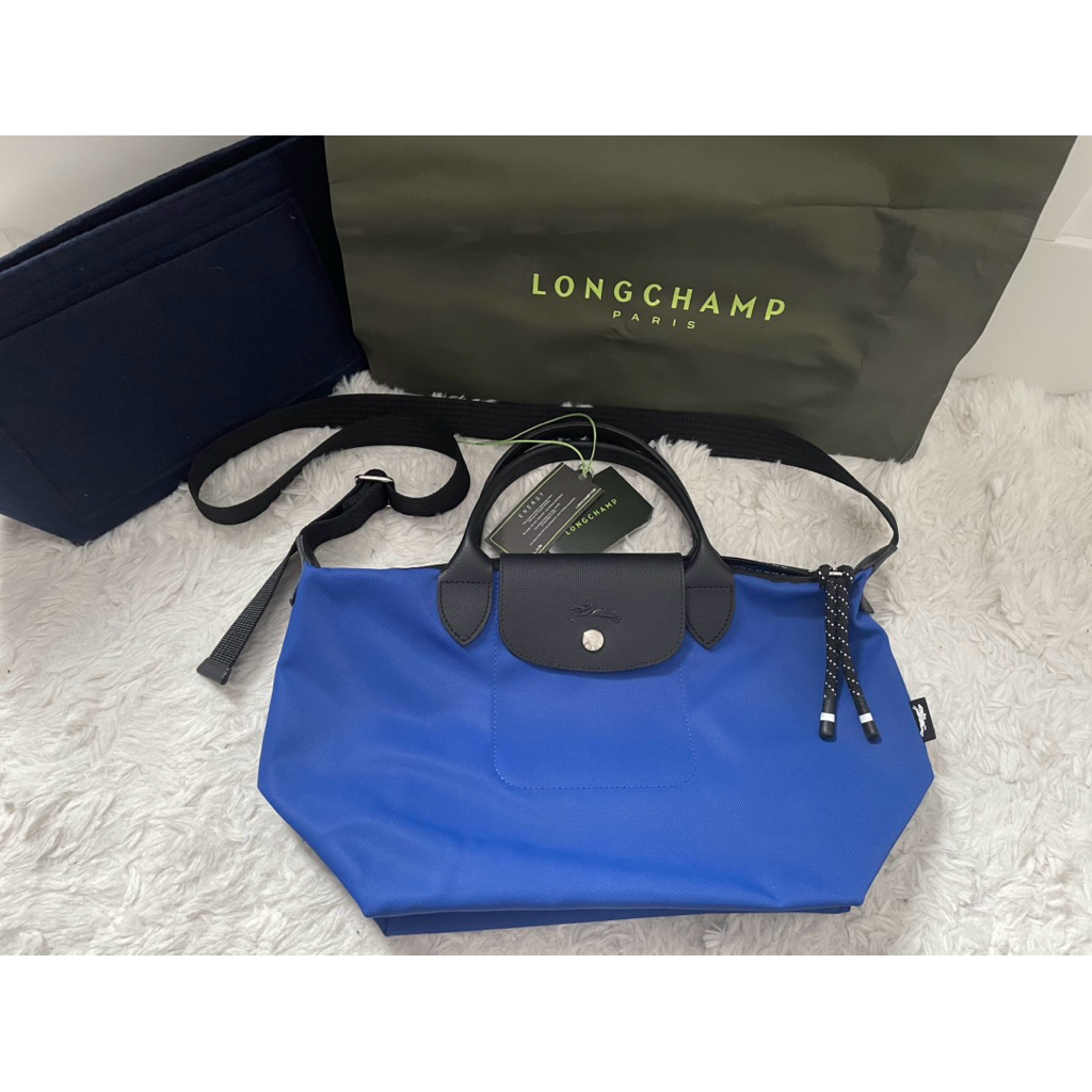 กระเป๋า Longchamp Le Pliage Energy S สีน้ำเงิน รับประกันแท้ มือสอง สภาพสวย