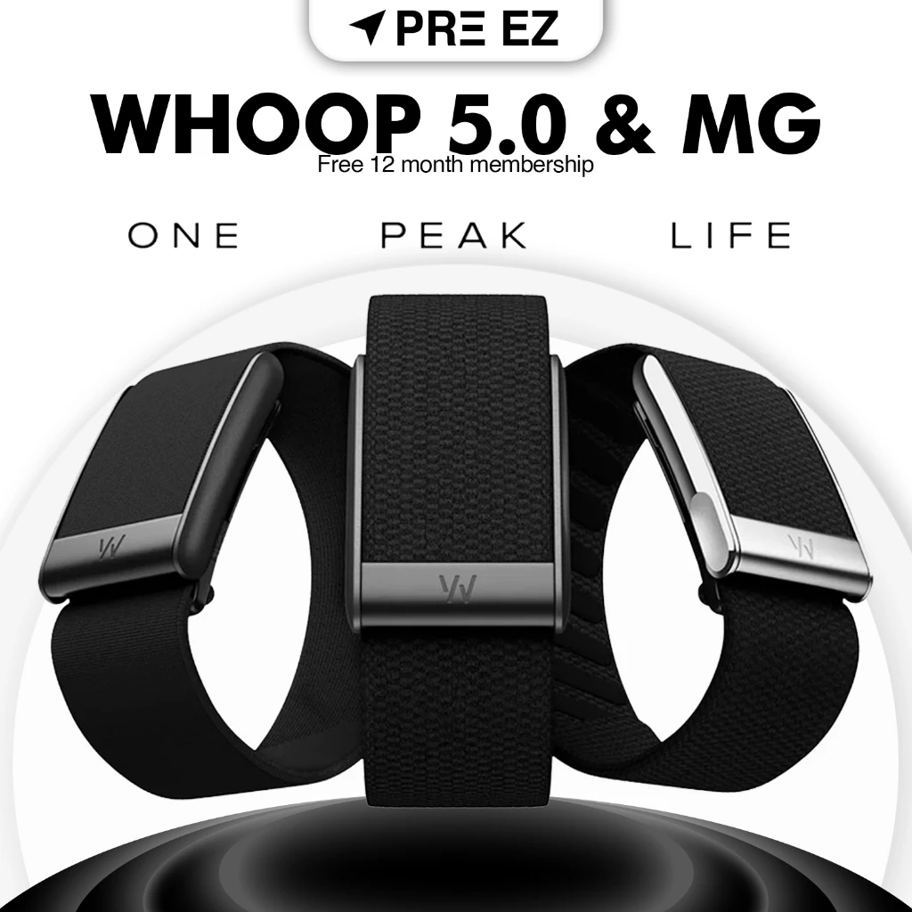 กทม. ส่งใน 2 ชม. I WHOOP Peak ,Life 5.0 & MG (ฟรี 12-Month Membership)–Health Fitness Wearable – 24/7 ActivityTracker