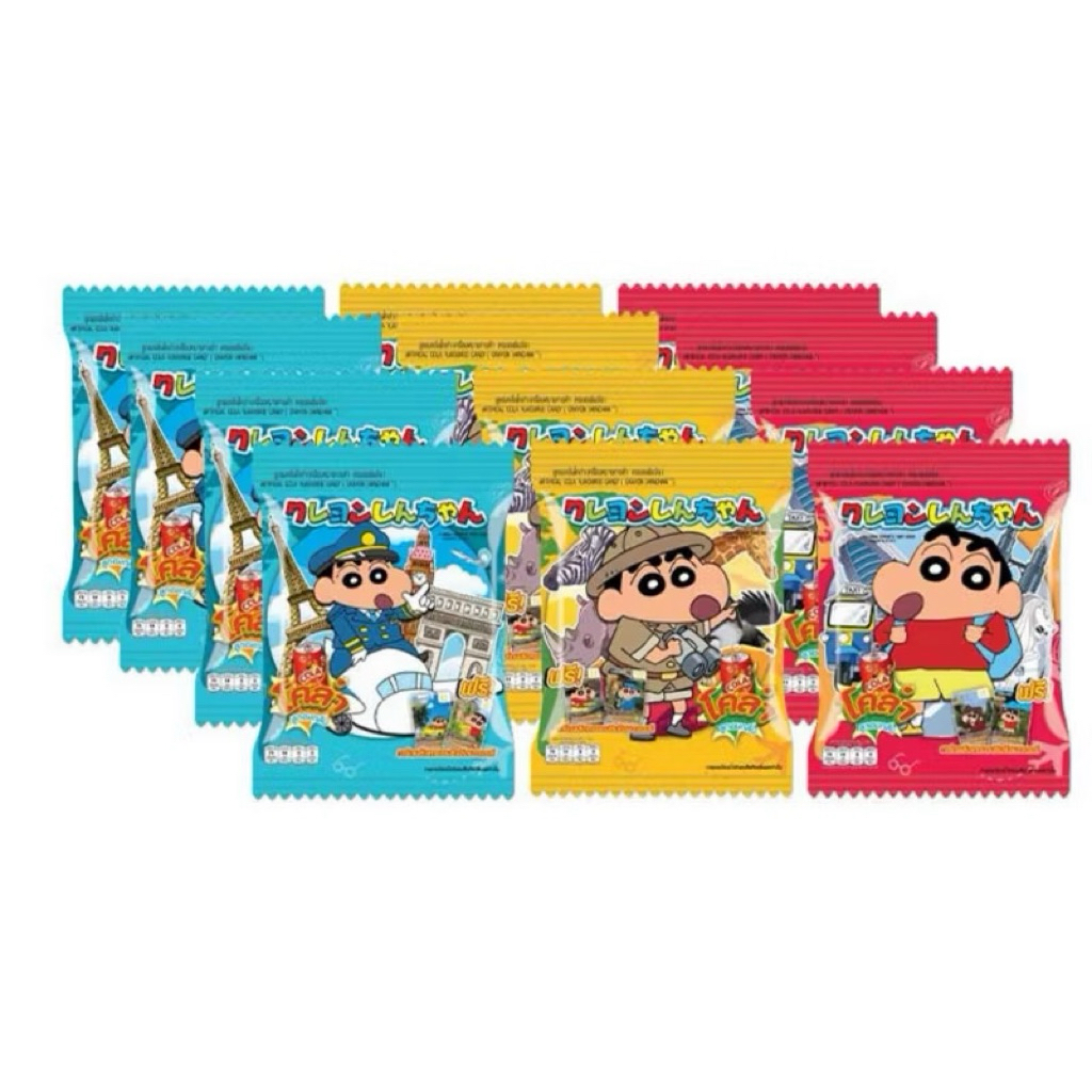 ลูกอมชินจัง กลิ่นโคล่า / กลิ่นมะนาวโซดา 50 เม็ด