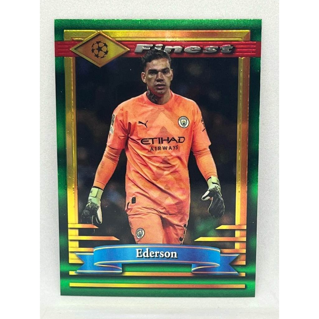 การ์ดฟุตบอล Topps 2022 - 2023 Finest Flashback UCC Ederson Base