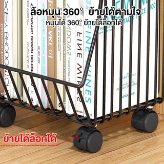 BN ชั้นวางของในห้องครัว วเป็นโครงเหล็ก ถอดได้ พร้อมล้อเลื่อน เก็บผักผลไม้ขนม มีให้เลือก 2แบบ มีล้อ/ไม่มีล้อ