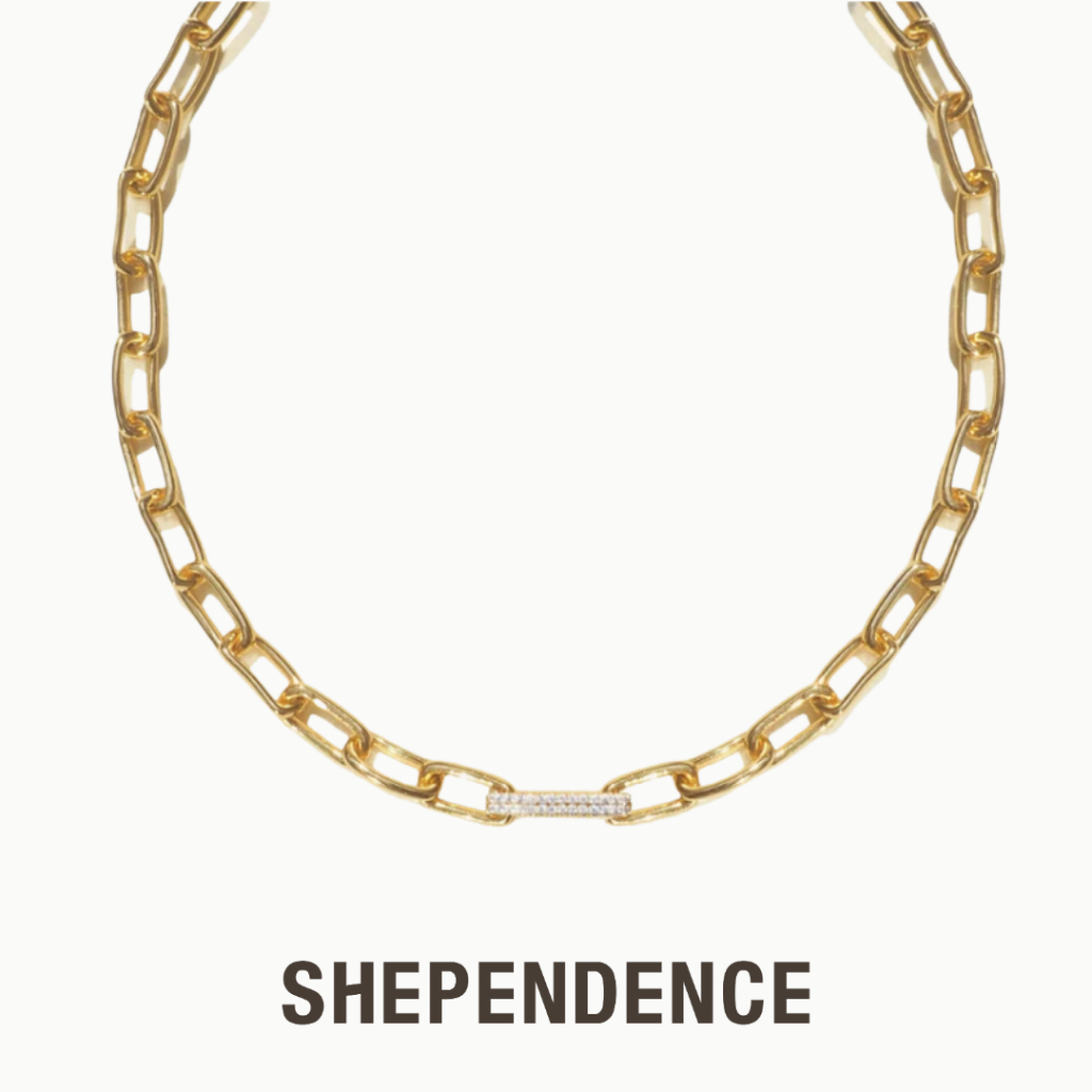 SHEPENDENCE สร้อยคอโชกเกอร์ LUXE Kylie ประดับคริสตัลไคลี่