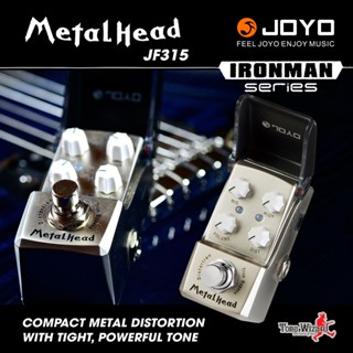 JOYO Metal Head Distortion Ironman Mini Guitar Effects Pedal…