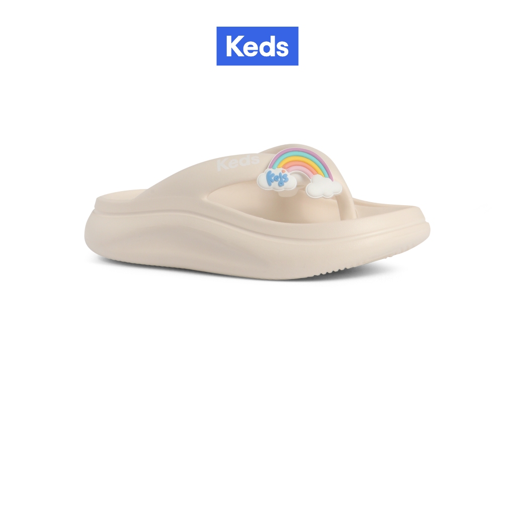 KEDS รองเท้าแตะ รุ่น CLOUD THONG สีครีม ( F25FWS01002 )