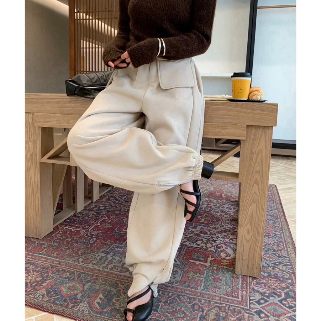 (พร้อมส่ง) pocket jogger pants กางเกงวอร์มจั้มขารุ่น 6351 TAG CCJ 🇰🇷 - รูปที่ 5