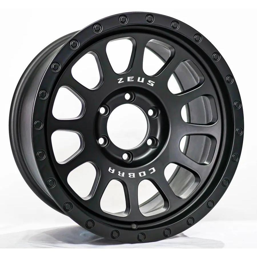 ล้อแม็ก Lenso Max3 Corba 6รู139 ดำด้าน ET0 กว้าง8.5 ขอบ16นิ้ว