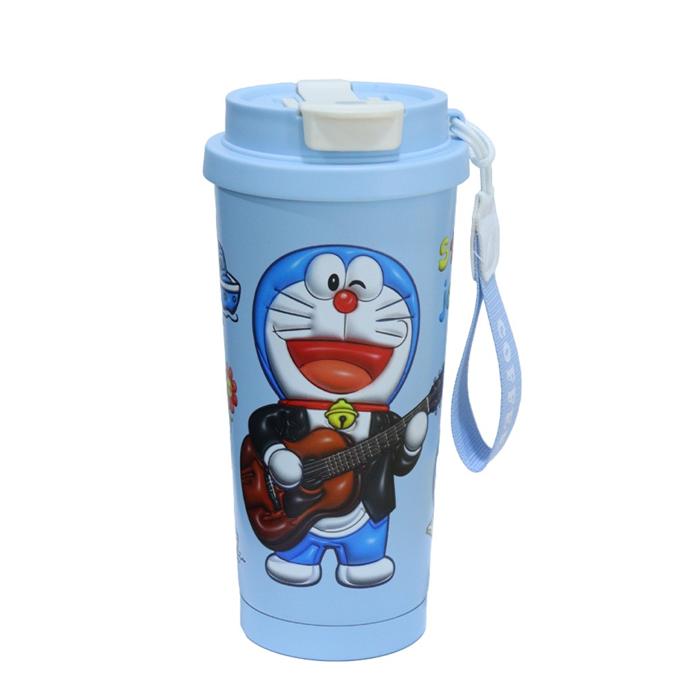 แก้วเก็บความเย็นร้อน ความจุ 530ml สแตนเลส 316 เกรดอาหาร พกพาสะดวก มีฝาปิดและสายคล้องสกรีนลายสุดน่ารัก ราคา ถูกที่สุด ดีลบีเคเค แกลเลอรีภาพที่ 9
